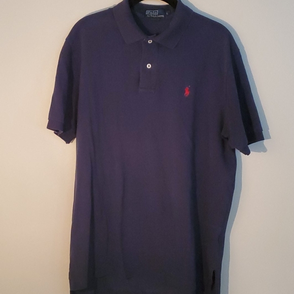 Men's Navy blue Polo size Large - Picture 2 of 4
